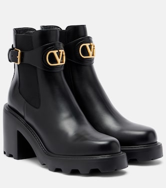 Beatle VLogo leather ankle boots | Valentino Garavani