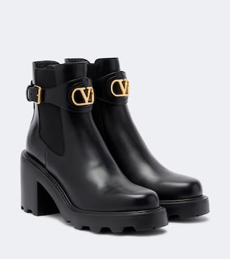 Ankle Boots Beatle VLogo aus Leder | Valentino Garavani