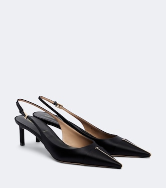 Slingback-Pumps aus Satin | Tom Ford