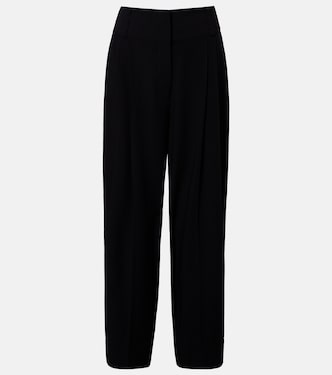 Pleated cotton wide-leg pants | Toteme