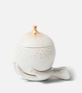 Gilded Eve porcelain container | Jonathan Adler