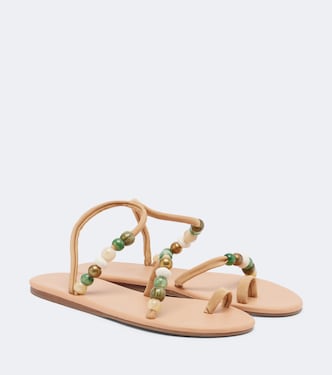 Sandalen Eleftheria mit Zierperlen | Ancient Greek Sandals