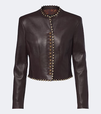 Studded leather jacket | Etro