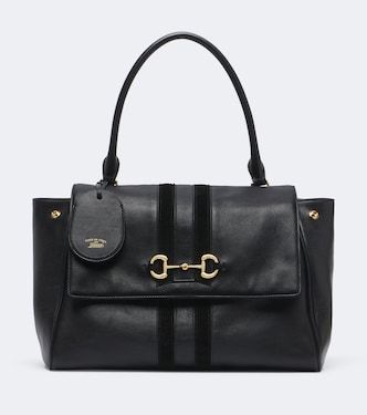 Paparazzo leather Medium top-handle bag | Gucci