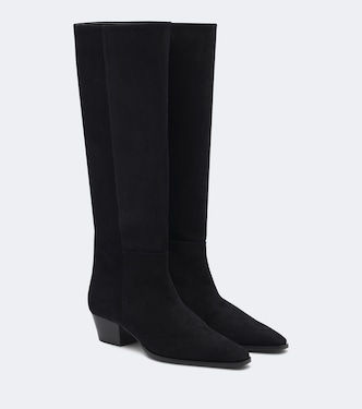 Botas altas Medea de ante | Aeyde