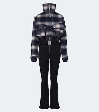 Telluride checked wool-blend ski suit | Cordova
