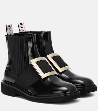 Ankle Boots Chelsea Viv' aus Leder | Roger Vivier