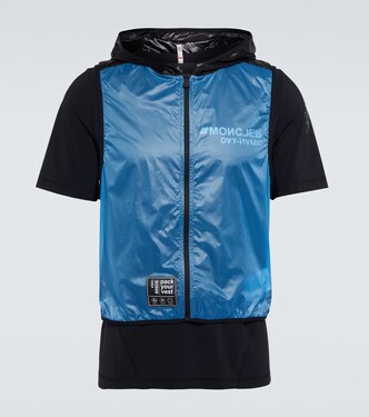 Technical short-sleeved vest | Moncler Grenoble
