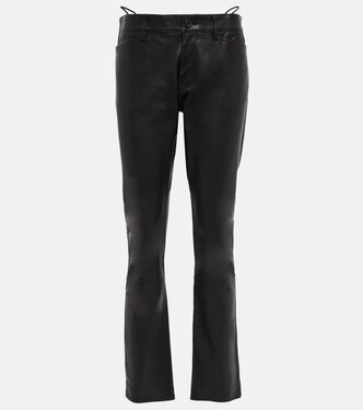 Low-Rise-Hose Gonda aus Leder | Petar Petrov