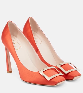 Trompette satin pumps | Roger Vivier
