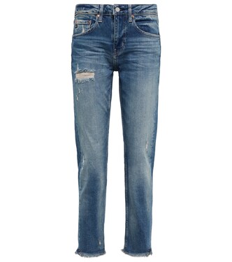 Ex Boyfriend mid-rise cropped jeans | AG Jeans