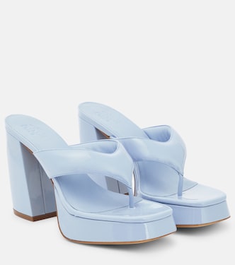 Patent leather platform sandals | Gia Borghini