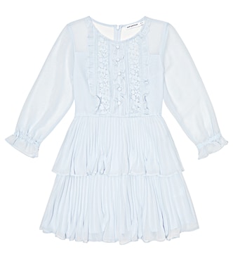 Ruffled chiffon dress | Self-Portrait Kids