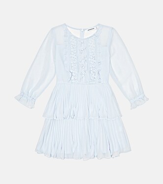Ruffled chiffon dress | Self-Portrait Kids