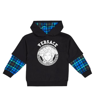 Medusa cotton hoodie | Versace Kids