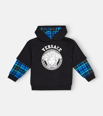 Sweat-shirt à capuche Medusa en coton | Versace Kids