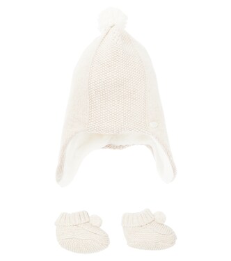 Baby beanie and slippers set | Tartine et Chocolat