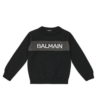 Logo wool sweater | Balmain Kids