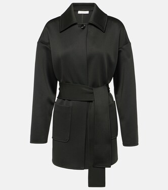 Rauche neoprene belted minidress | Max Mara