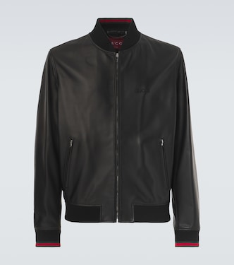 Bomberjacke aus Leder | Gucci