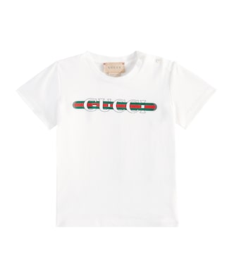 Baby logo cotton jersey T-shirt | Gucci Kids
