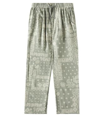 Ethan printed linen and cotton pants | Rylee + Cru