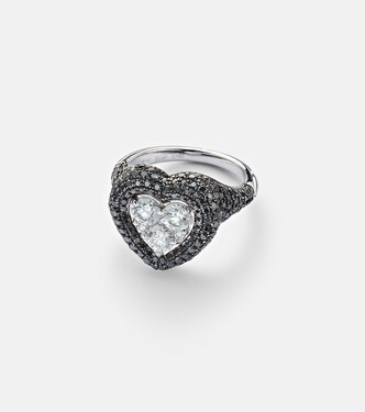 Ring Manaal aus 18kt Weißgold mit Diamanten | Kamyen