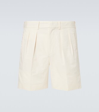 Cotton and silk poplin shorts | Tom Ford