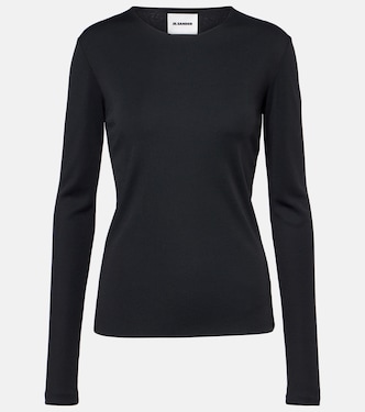 Longsleeve aus Jersey | Jil Sander