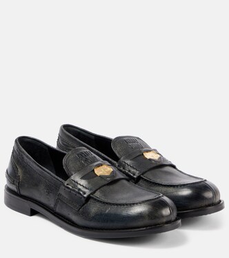 Loafers aus Leder | Miu Miu