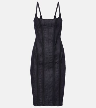 Robe midi en jean | Mugler