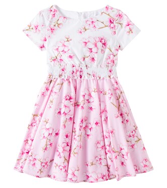 Printed cotton dress | Monnalisa