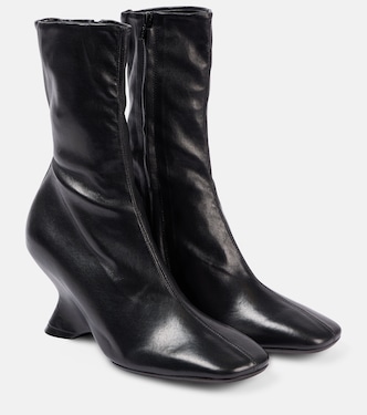 Ankle Boots aus Leder | Dries Van Noten