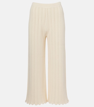 Pantalon évasé Petey en coton | Altuzarra