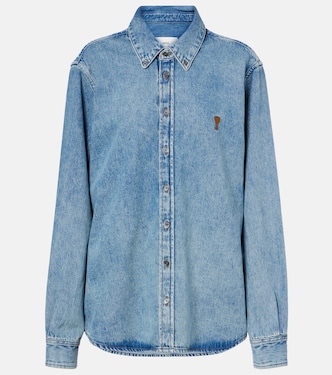 Camisa de denim bordada | Ami Paris