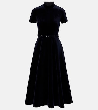 Camilla cotton velvet midi dress | Emilia Wickstead