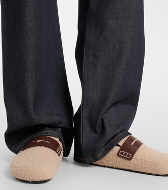 J.W.Anderson Men Felt Loafer Mule ,made In Italt Size 41 JW Anderson Leather loafers | The Fashion Square main image 3