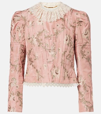 Silk-blend taffeta jacquard jacket | Chloé