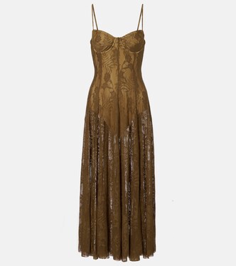 Midikleid aus Spitze | Norma Kamali