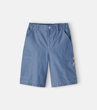 Cotton-blend Bermuda shorts | Moncler Enfant