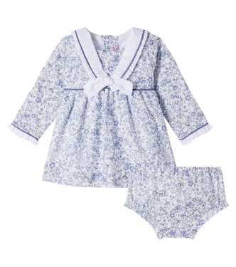 Robe Aranda en coton à fleurs pour bébé | La Coqueta