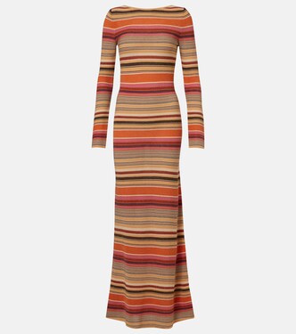 Notturna striped maxi dress | Faithfull