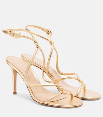 Sandalen Jungle Mamba aus Metallic-Leder | Gianvito Rossi