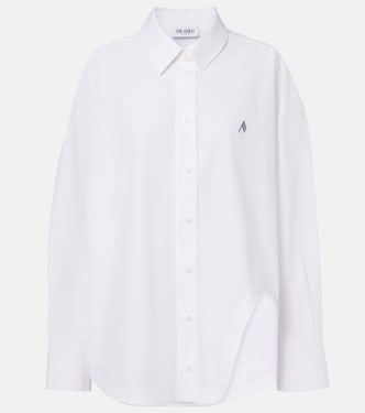 Asymmetric cotton poplin shirt  | The Attico