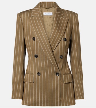 Blazer cruzado Balta con raya diplomática | Max Mara