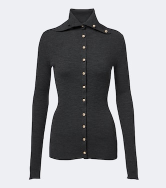 Embellished ribbed-knit wool cardigan | Dolce&Gabbana