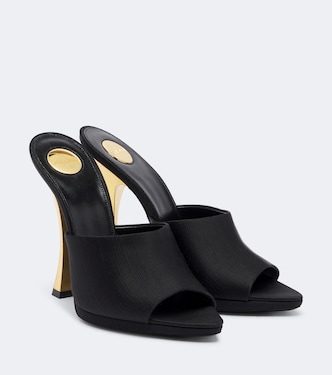 Leon satin mules | Saint Laurent