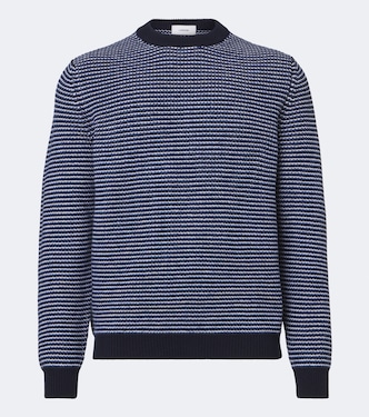 Striped wool and cashmere sweater | Lardini