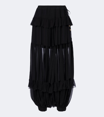 Silk chiffon balloon pants | Chloé