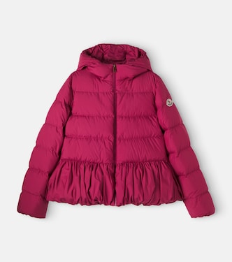Elusia ruffled down jacket | Moncler Enfant